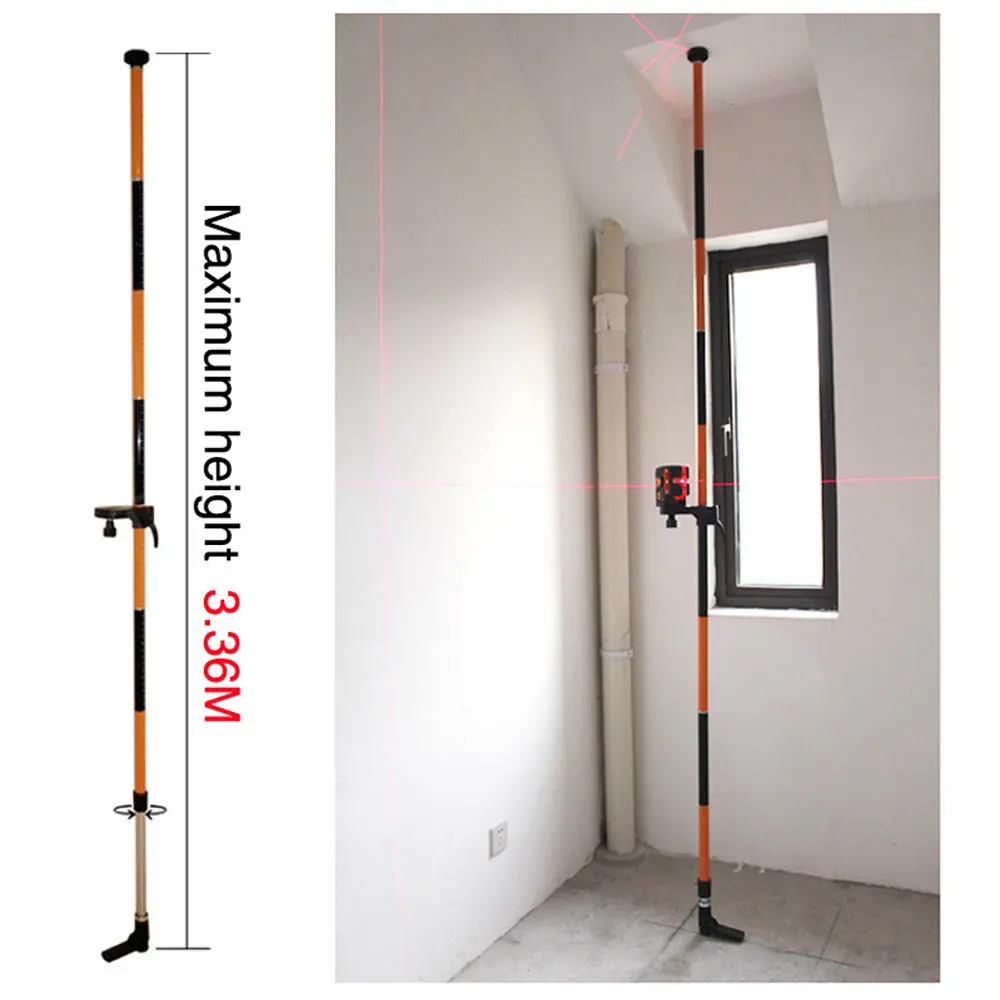 5/8 & 1/4 Extend Bracket - Max 3.36M Elongation - Laser Level Stand for Accurate Alignment - Image 4