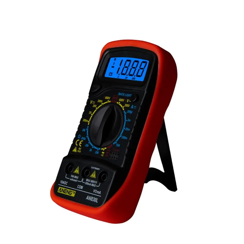 ANENG AN830L Digital Multimeter - AC DC Voltmeter Ammeter OHM Tester | Pocket Size - Image 4