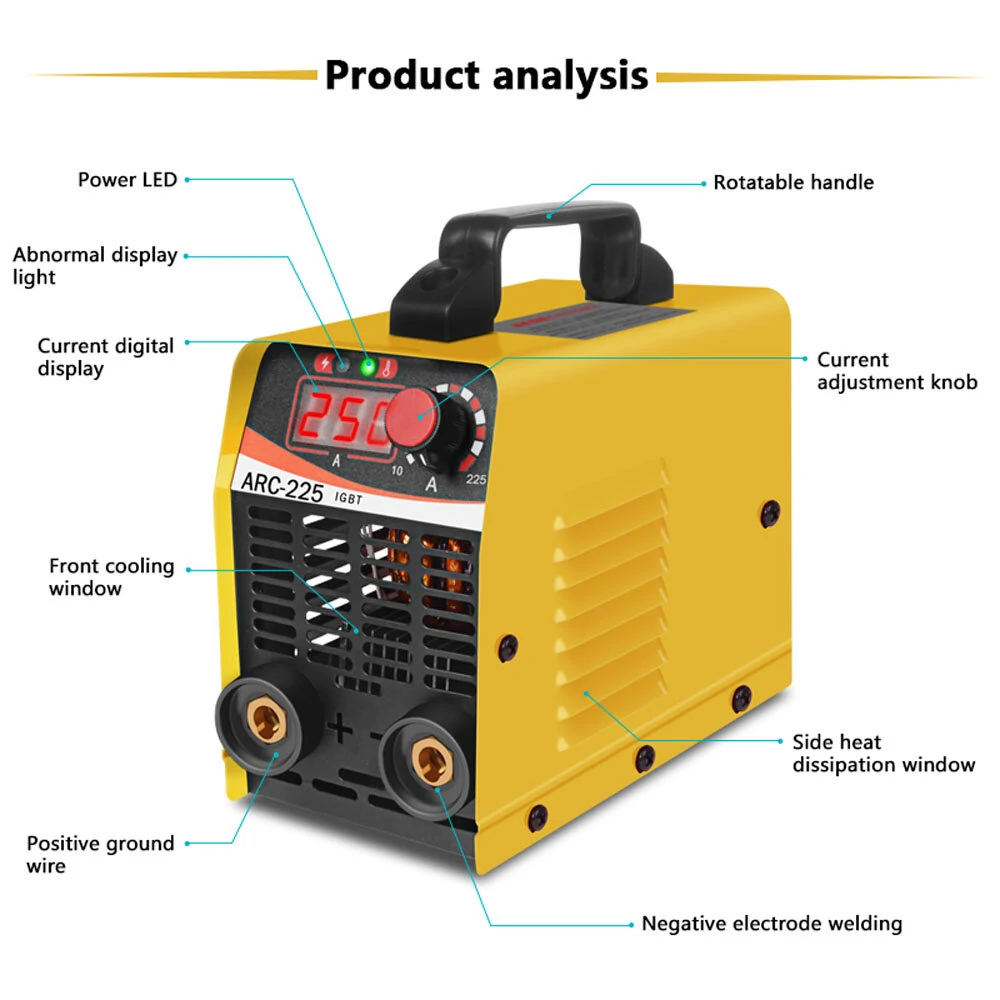 Handskit ARC-225 Portable Welding Machine | Mini Electric Welder for Reverse Welding - Image 2