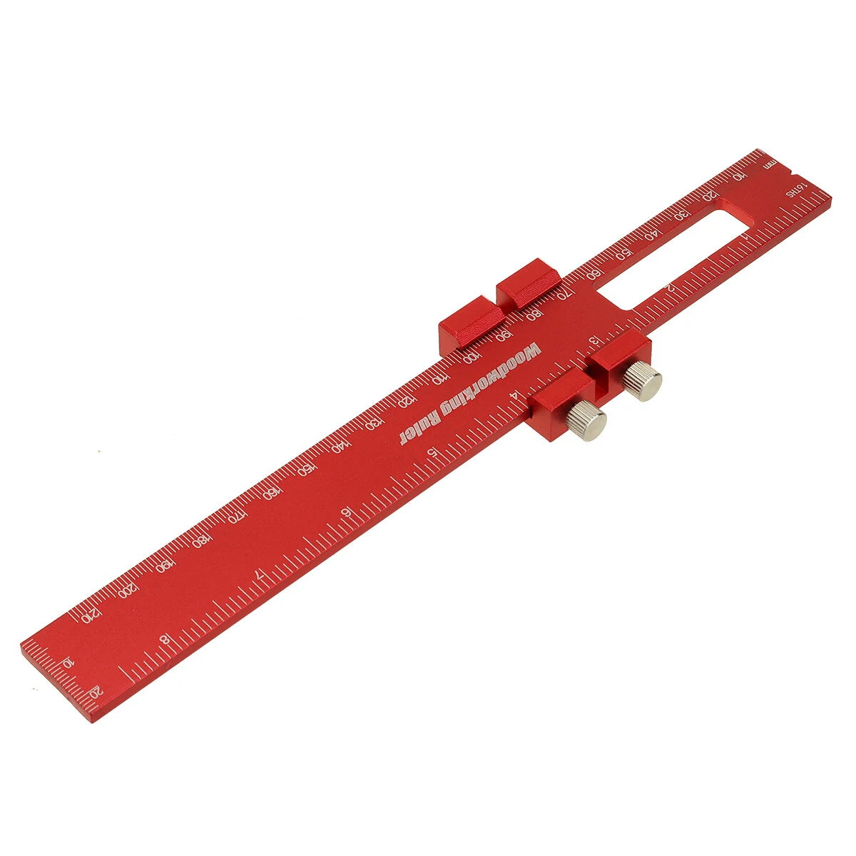 3pcs Aluminum Alloy Precision Pocket Ruler - Woodworking Scribing Gauge & Positioning Tool - Image 5