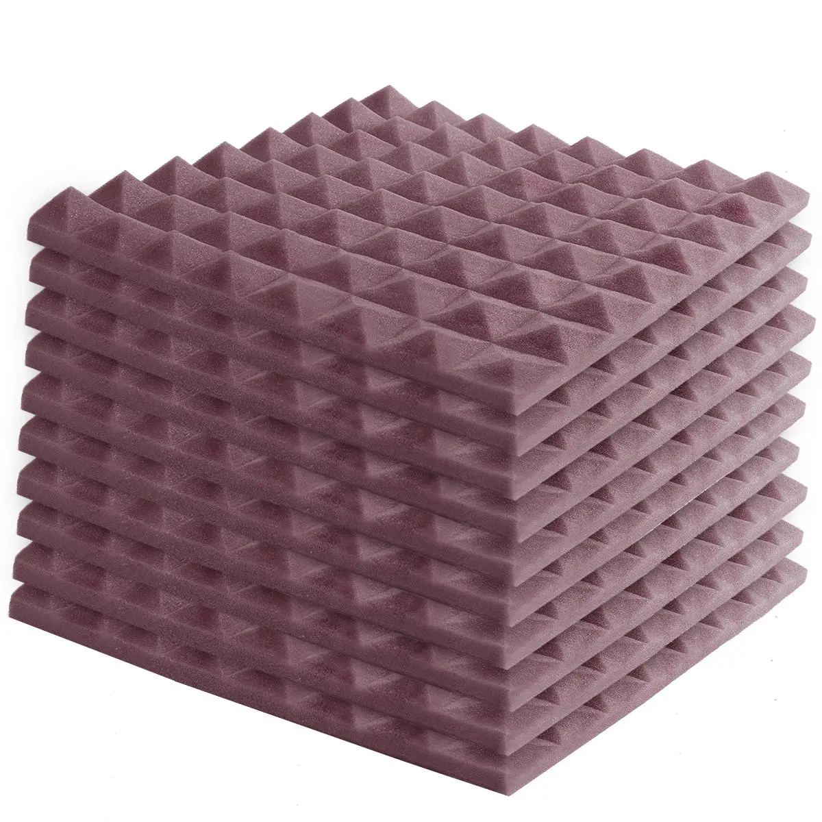 6Pcs Acoustic Foam Wedge Tiles - Sound Absorbing Studio Treatment | Noise Proof - Image 5