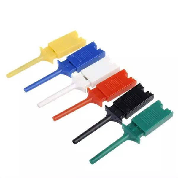 DANIU 5Pcs Test Hook Clip Grabber - 6 Colors Single Probe Set - Image 4