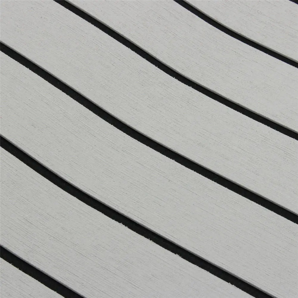 Faux Teak Sheet 900x2400mm 5.5mm Light Grey/Black EVA Foam Decking for Boat Yacht - Image 5
