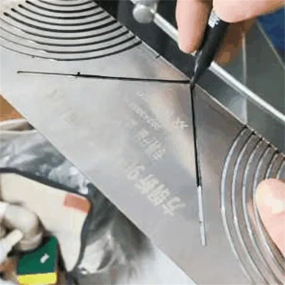 Adjustable Angle & Arc Marking Tool | Dual-Purpose Metal Scriber for Pipes - Image 4