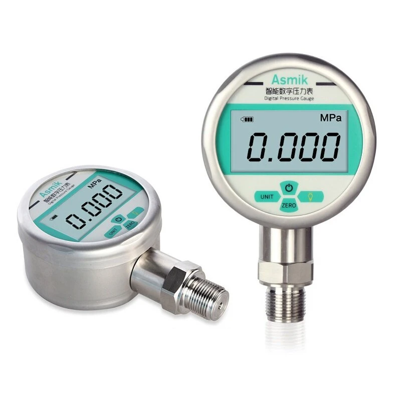 Stainless Steel Digital Pressure Gauge -100kpa to 5Mpa | Hydraulic Shockproof - Image 3