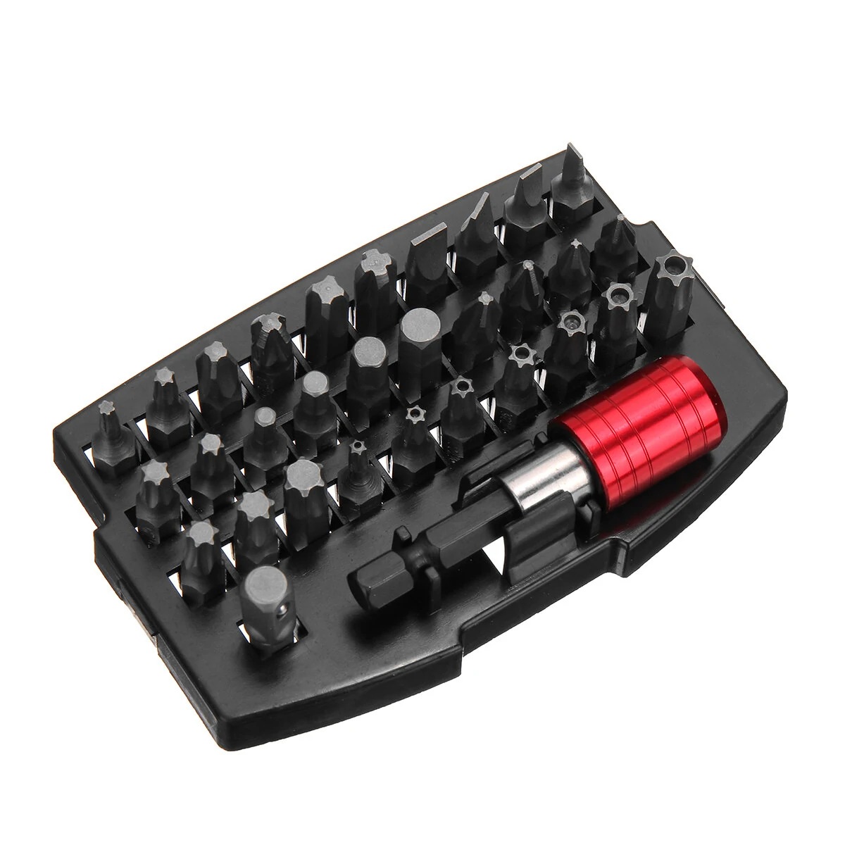 25mm 1/4 Torx Screwdriver Bits Set - 32 PCS Chrome Vanadium Steel | Plastic Box - Image 2