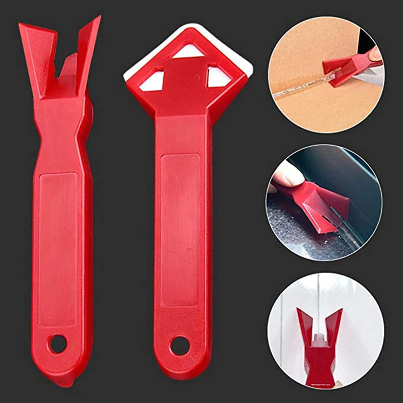 Mini Handmade Tools Scraper - 2 Pcs Utility Floor & Tile Cleaner - Glue Residual Shovel - Image 2