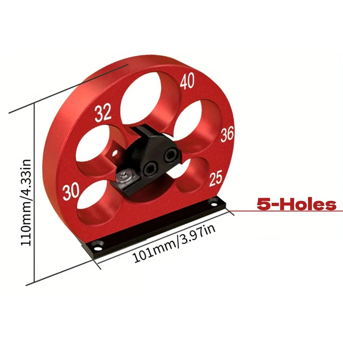 Adjustable Drill Milling Dowel Tool | Carbide Blade for 25-40mm Holes | Electric Drill Jig - Image 4