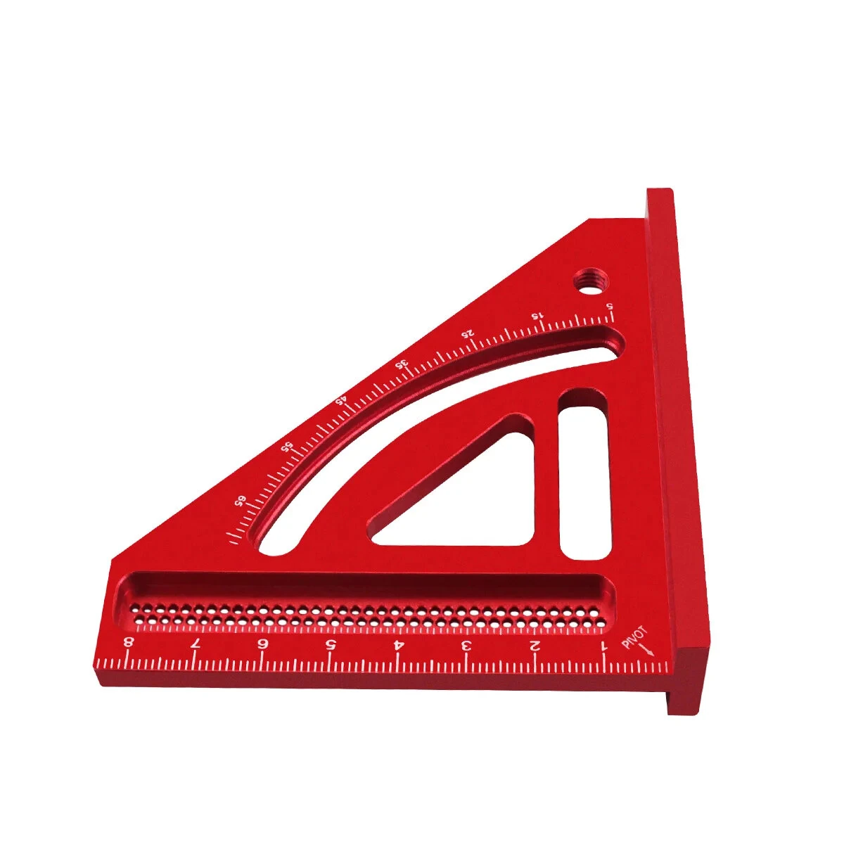 JIGHOLE Multi-Angle Measuring Ruler - Aluminum Alloy Protractor & Height Gauge for Woodworking - Image 5