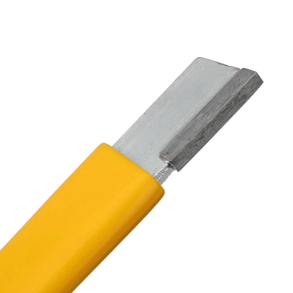 Yellow/Black Outdoor Knife & Scissors Sharpener | Dual-Purpose Garden Scraper | Quick Sharpening Tool - Image 4