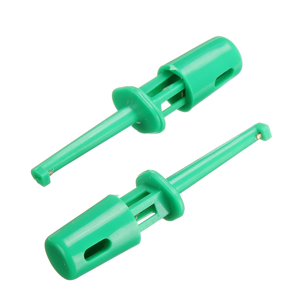 10pcs Multimeter Test Hook Clips | Mini Wire Lead Test Hooks for Electronics - Image 5