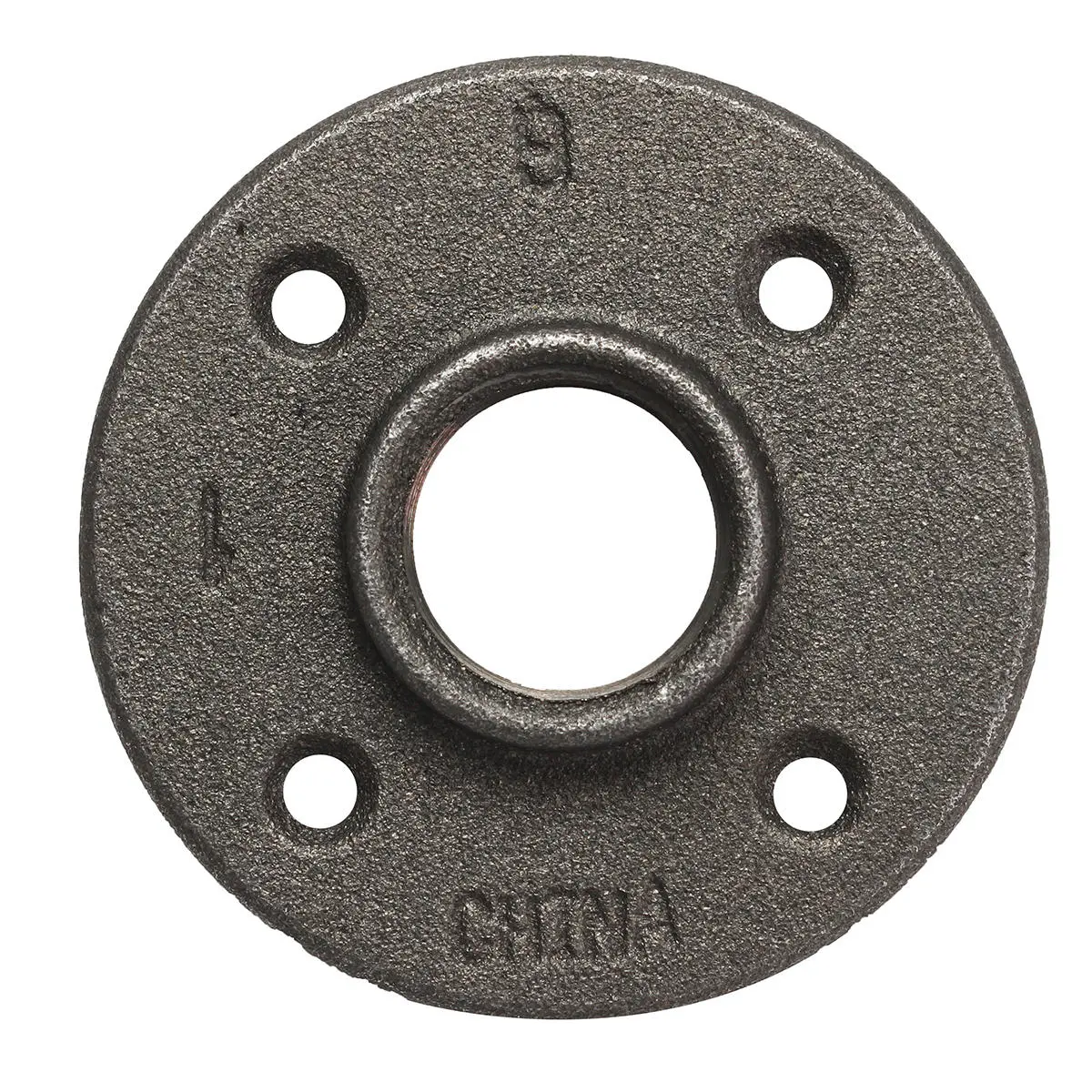 Iron Pipe Floor Flange - 1 Inch Black Reinforced Plumbing Fitting | Threaded - Image 4