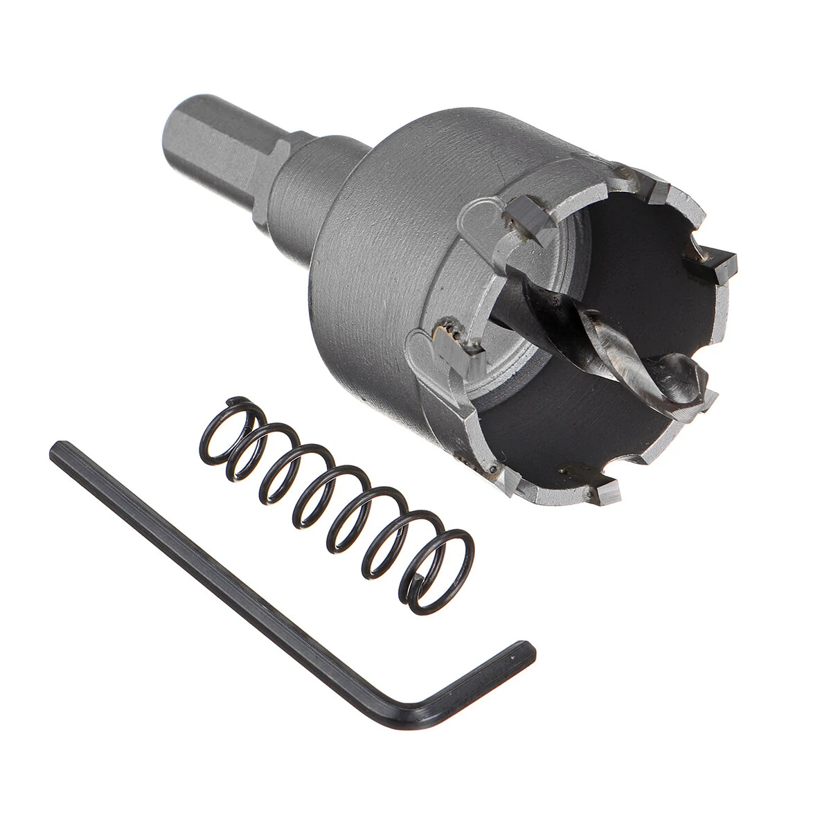 Carbide Hole Saw 35-65mm | Long Triangular Handle for Steel & Copper Plate - Image 2
