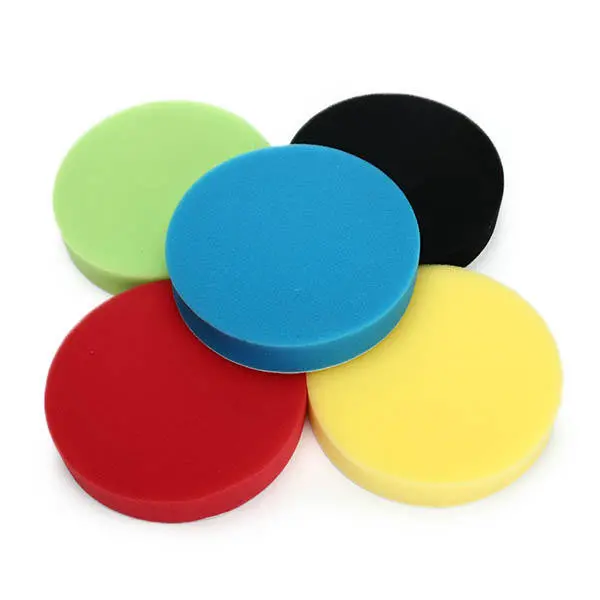 Flat Sponge Buffing Polishing Pad Kit - 3 4 5 6 7 Inch For Car Polisher - Image 5