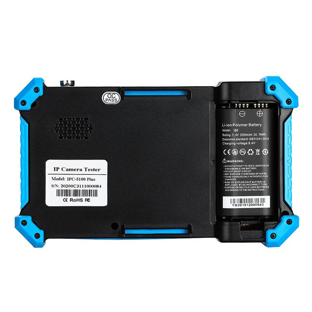 IPC-5100 Plus 5-in-1 CCTV Tester | 4K IP CVI TVI AHD Monitor with POE & VGA Input - Image 5