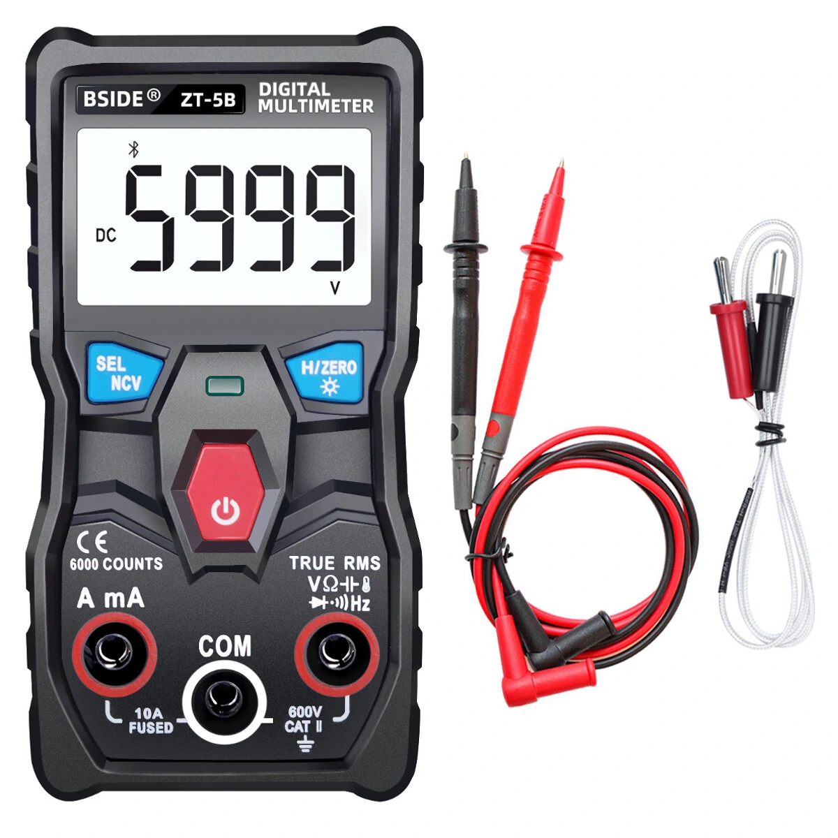 BSIDE ZT-5B Wireless Digital Multimeter - True RMS 6000 Counts Auto-Ranging - Image 2