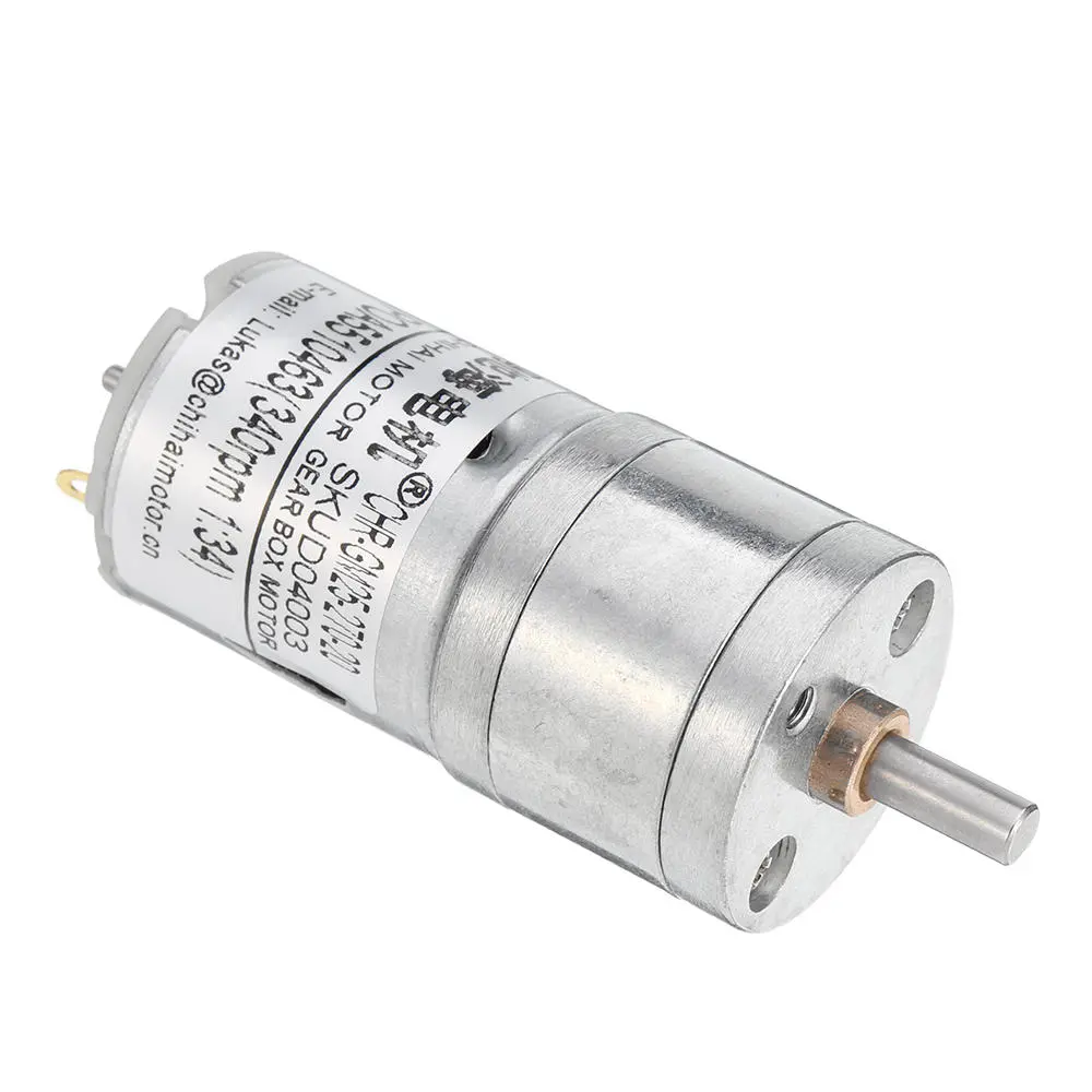 Chihai DC 7.4V Geared Motor - 340rpm or 550rpm Reduction Motor - Image 2