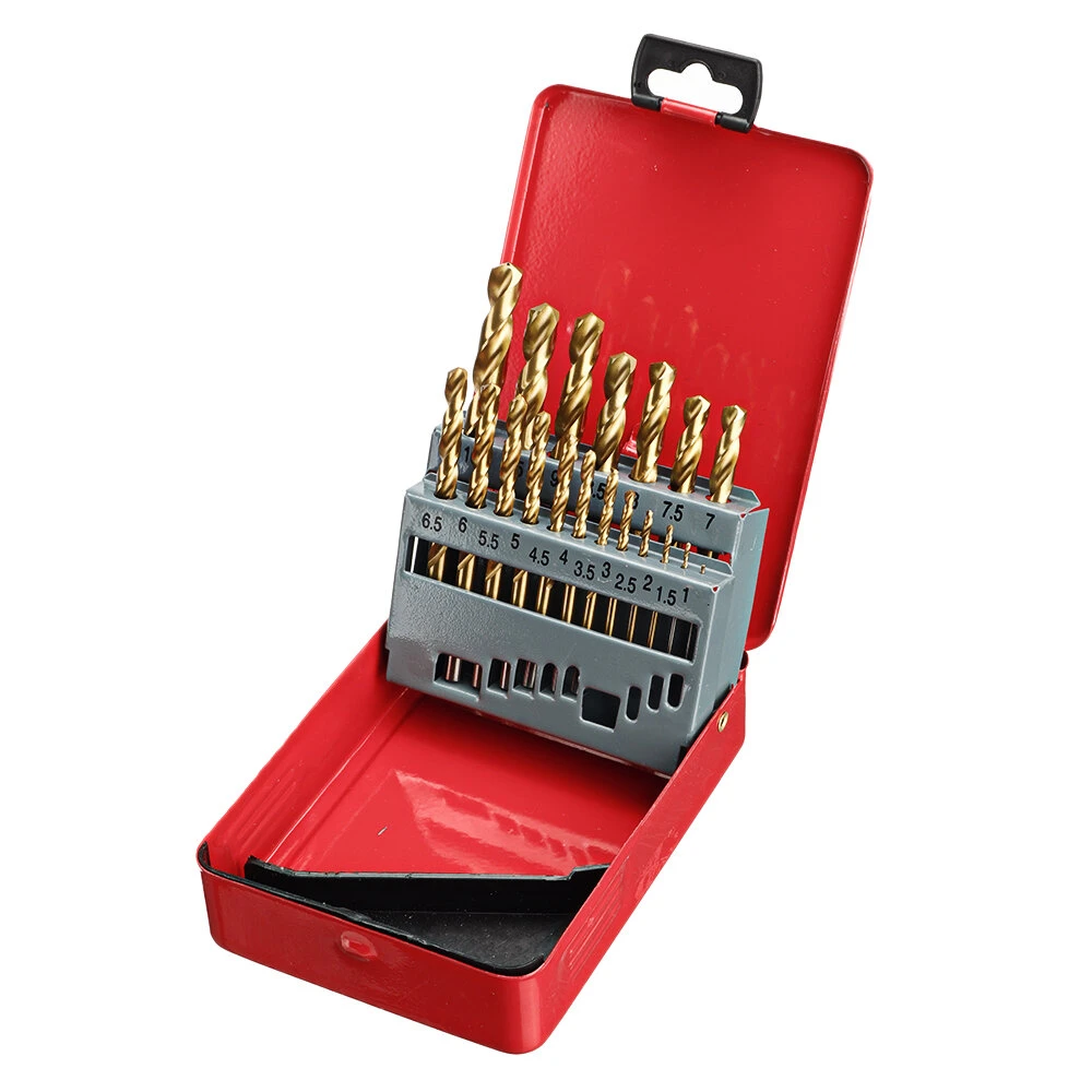 Drillpro DB-TD13 M35 Cobalt Drill Bit Set | Titanium Coating | for Stainless Steel Metal Wood - Image 2