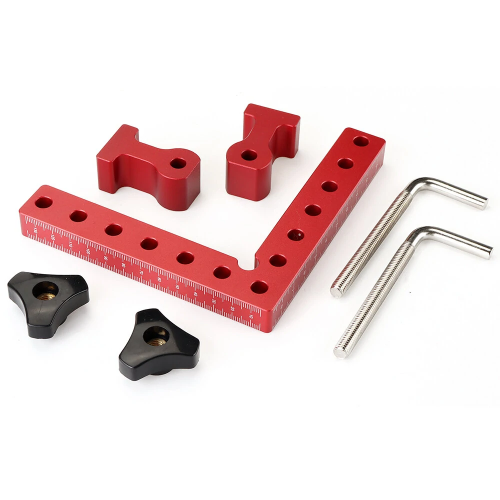 VEIKO Woodworking Clamping Square - 2 Set L-Shaped Splicing Fixture & Ruler Tool - Image 5