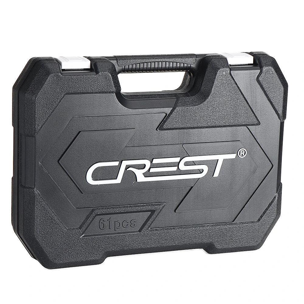 CREST 61-Piece Professional Car Repair Tool Set with Socket Wrench & Toolbox - Image 4