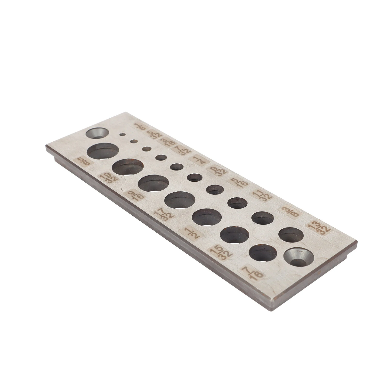 Steel Dowel Plate Maker - 17 Holes for Wood Dowels | Metric & Imperial Sizes - Image 3