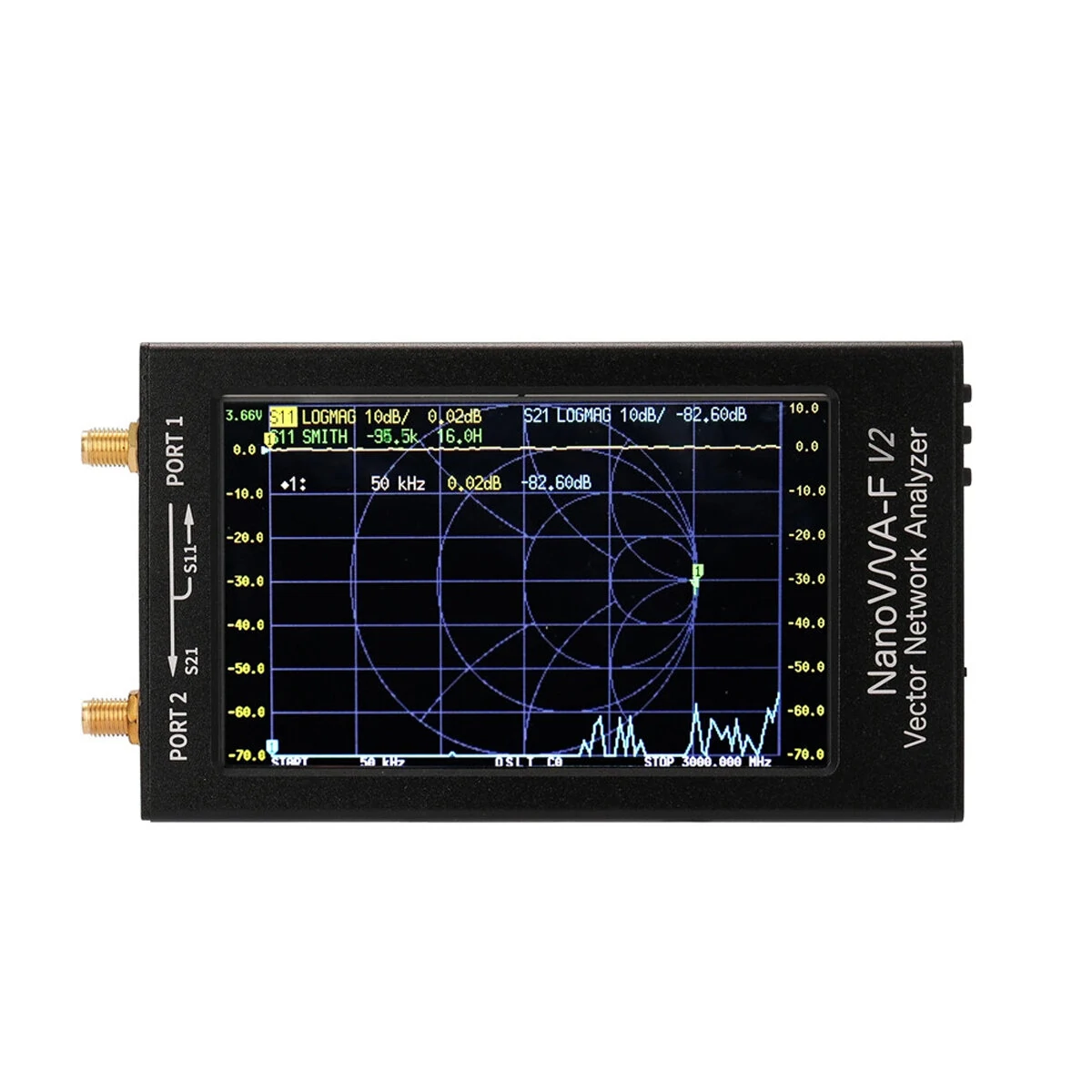 NanoVNA-F V2 Vector Network Analyzer | 50kHz-3GHz | 4.3 IPS Display | HF VHF UHF - Image 5