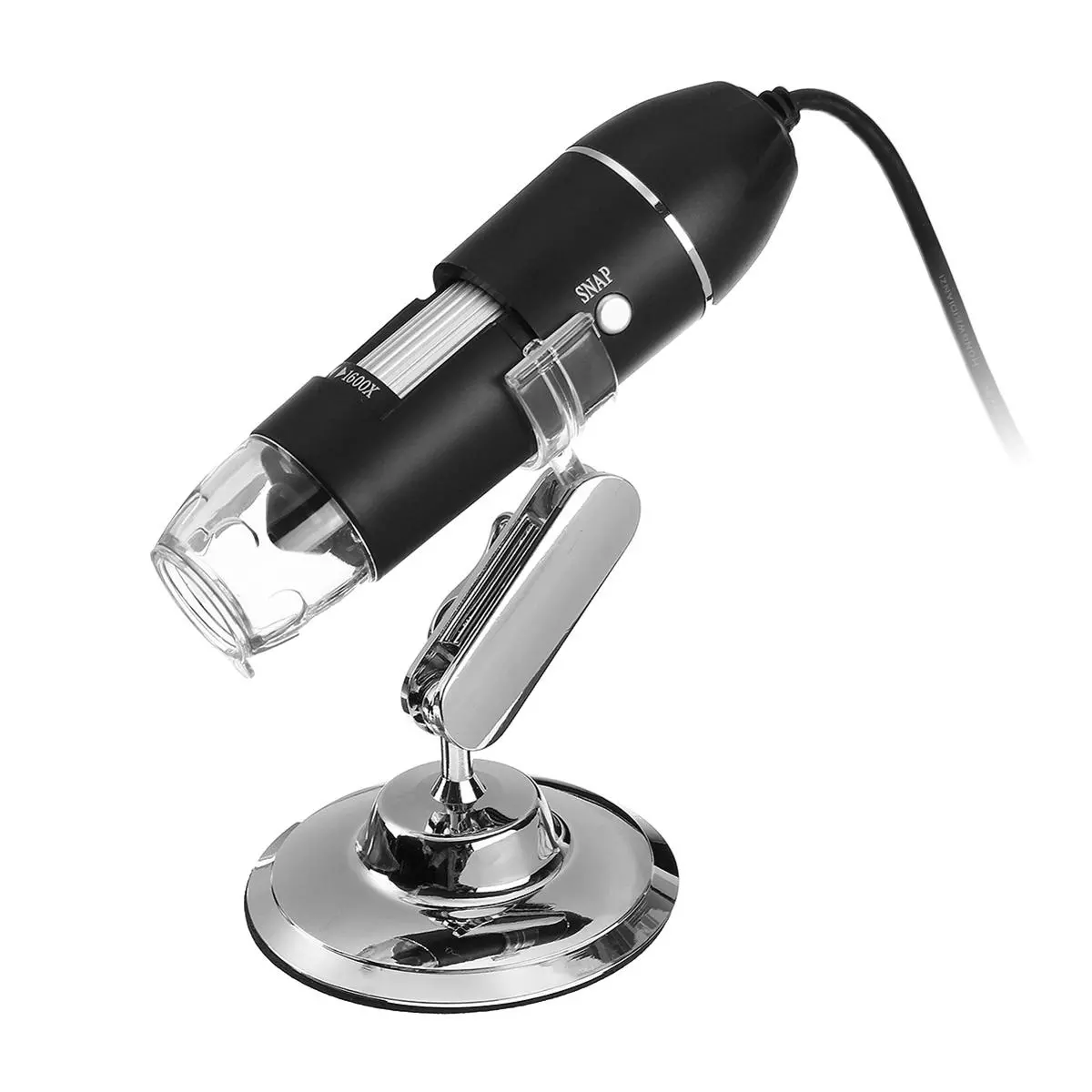 AmScope 1600X 2MP USB Digital Microscope | 8 LED Handheld Zoom Camera - Image 2