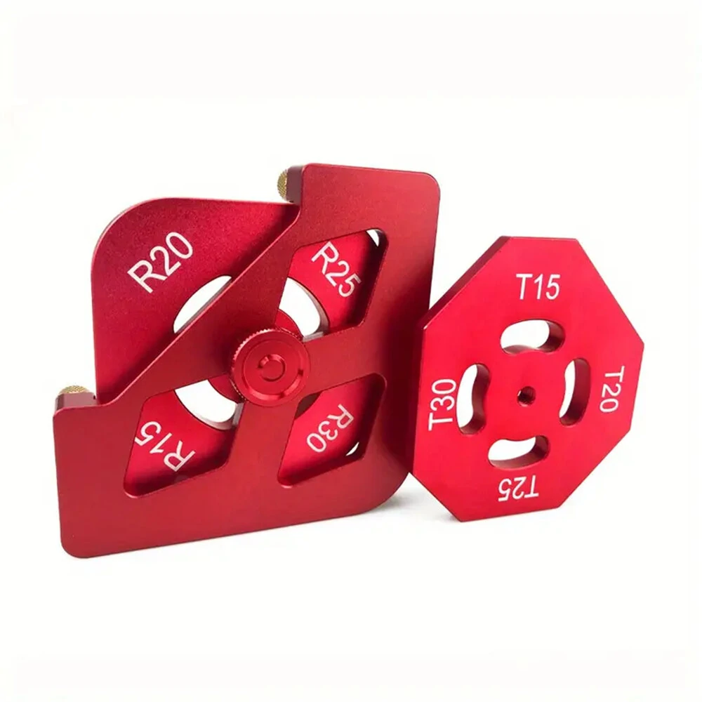 Arc/T Corner Gauge - Aluminum Alloy Chamfering Template Tool | Quick Change - Image 2