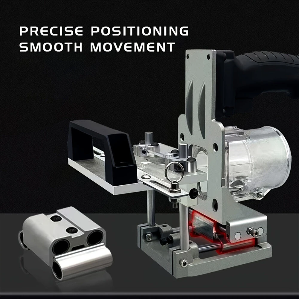 Aluminum Alloy Mortising Jig | 2-in-1 Slotting Bracket & Punch Locator for Trimming Machine - Image 4