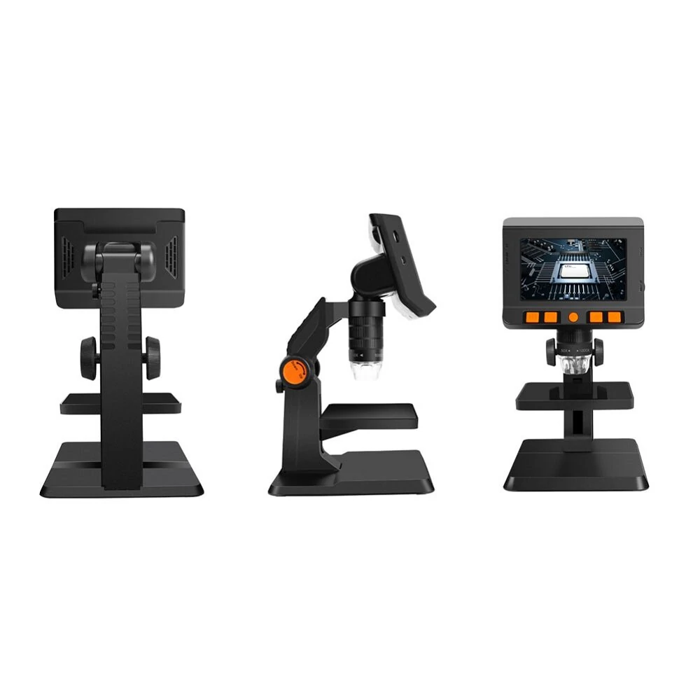 P110 Digital Microscope - 4.3 Inch 1080P Rotatable Screen | 1000X Magnification & 8 LED Lights - Image 5
