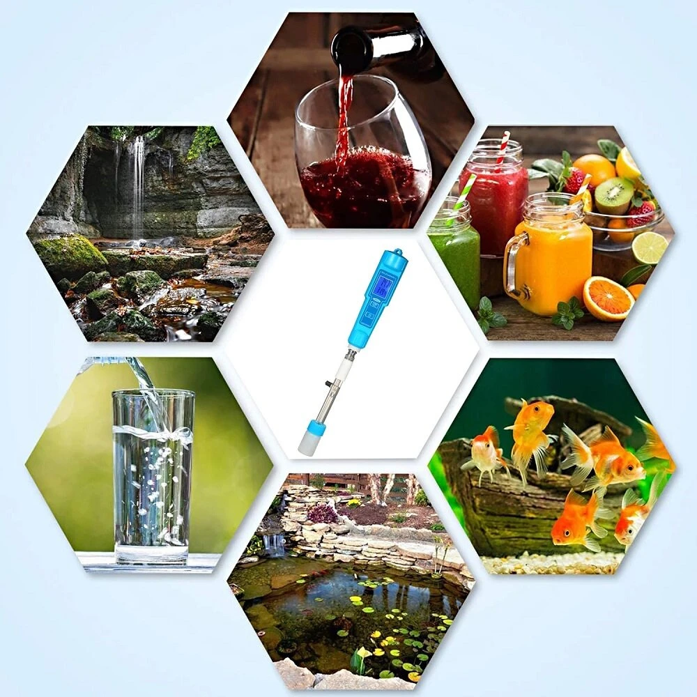 High Accuracy pH Meter with ATC | 2-in-1 pH & Temperature Tester | Portable Pen for Aquarium & Skin - Image 3