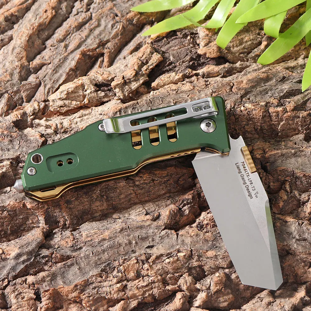 Sanrenmu Multifunctional Folding Tool - EDC Camping Tool with 4-10mm Wrench & Glass Breaker - Image 2
