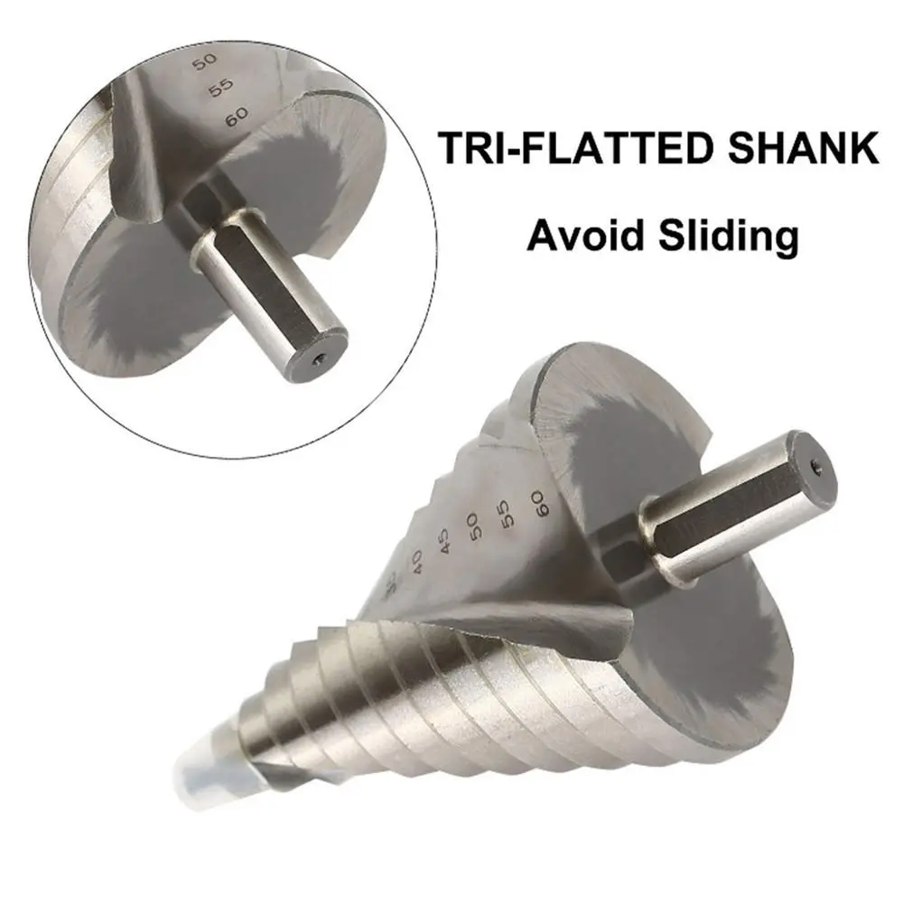 Drillpro HSS Step Drill Bit 6-60mm | 12 Steps for Metal, Wood & PVC Sheet - Image 4