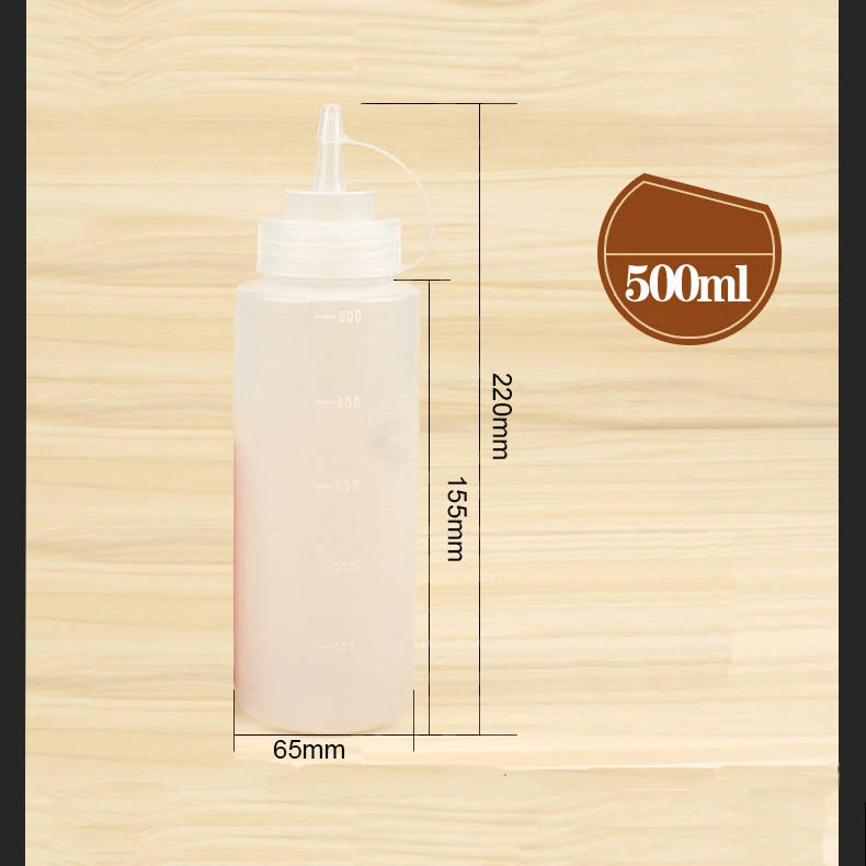 MYTEC 500ml Pointed Mouth Dispensing Bottle | White Plastic for Latex & Woodworking - Image 4