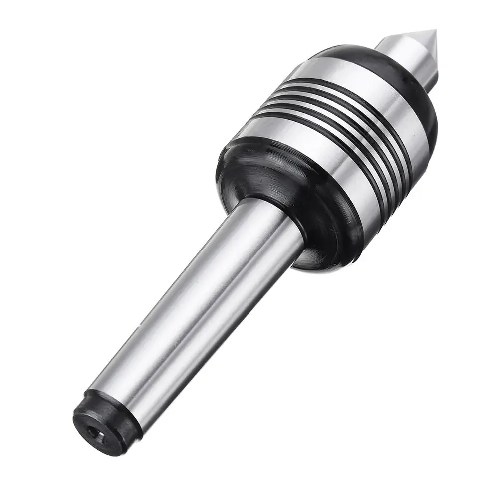 MT2 Live Center - 0.02 Inch Accuracy Steel Taper Tool with Triple Bearing - Image 3
