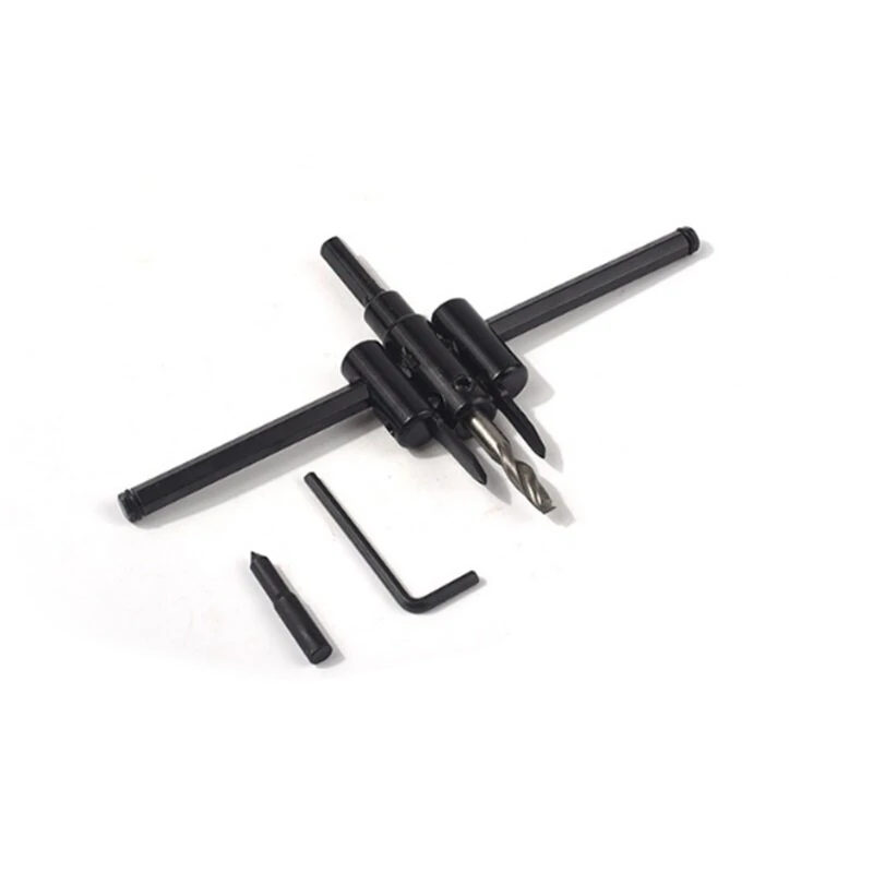 Adjustable Circle Hole Cutter - 30-300mm Wood Drill Bit | Hole Saw for Carpentry - Image 4