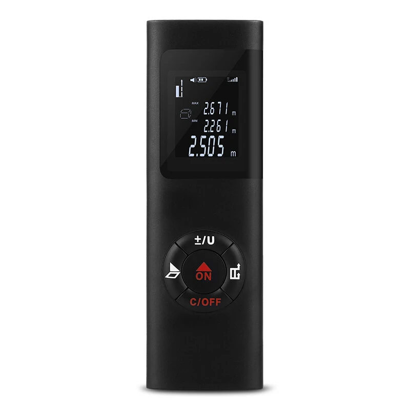 40M Laser Distance Meter - Handheld Electronic Rangefinder m/in/ft - IP54 Waterproof - Image 3
