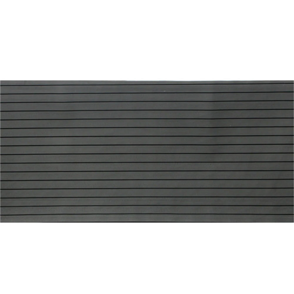 EVA Foam Faux Teak Decking - Dark Grey & Black - 900mm x 2400mm x 5.5mm Sheet - Image 4