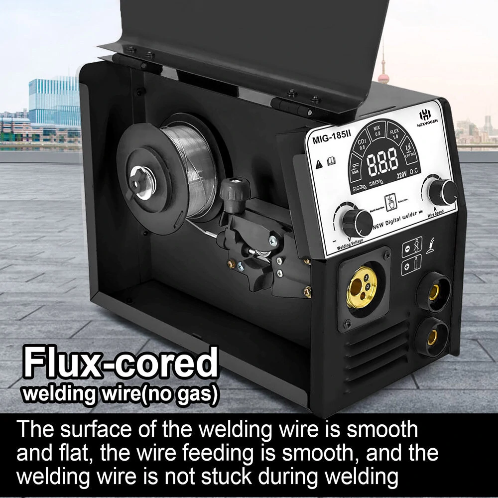 HITBOX MIG185 3-in-1 TIG MIG MMA Welder | 220V Gas/Gasless | Household Use - Image 5