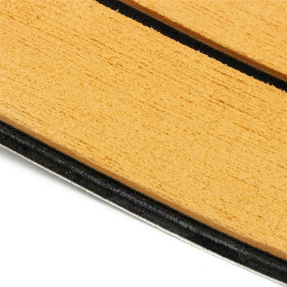 Gold and Black EVA Foam Faux Teak Decking - 900mm x 2400mm x 5.5mm Sheet for Boat Yacht - Image 5