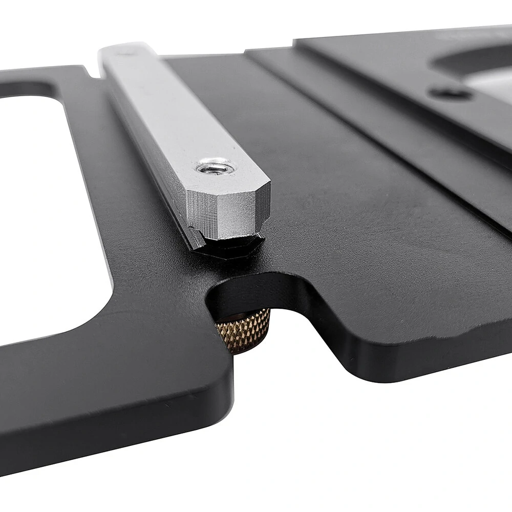 ENJOYWOOD Aluminum Track Saw Guide Rail - 90 Degree Angle Stop & Square Plate for Makita Festool - Image 4