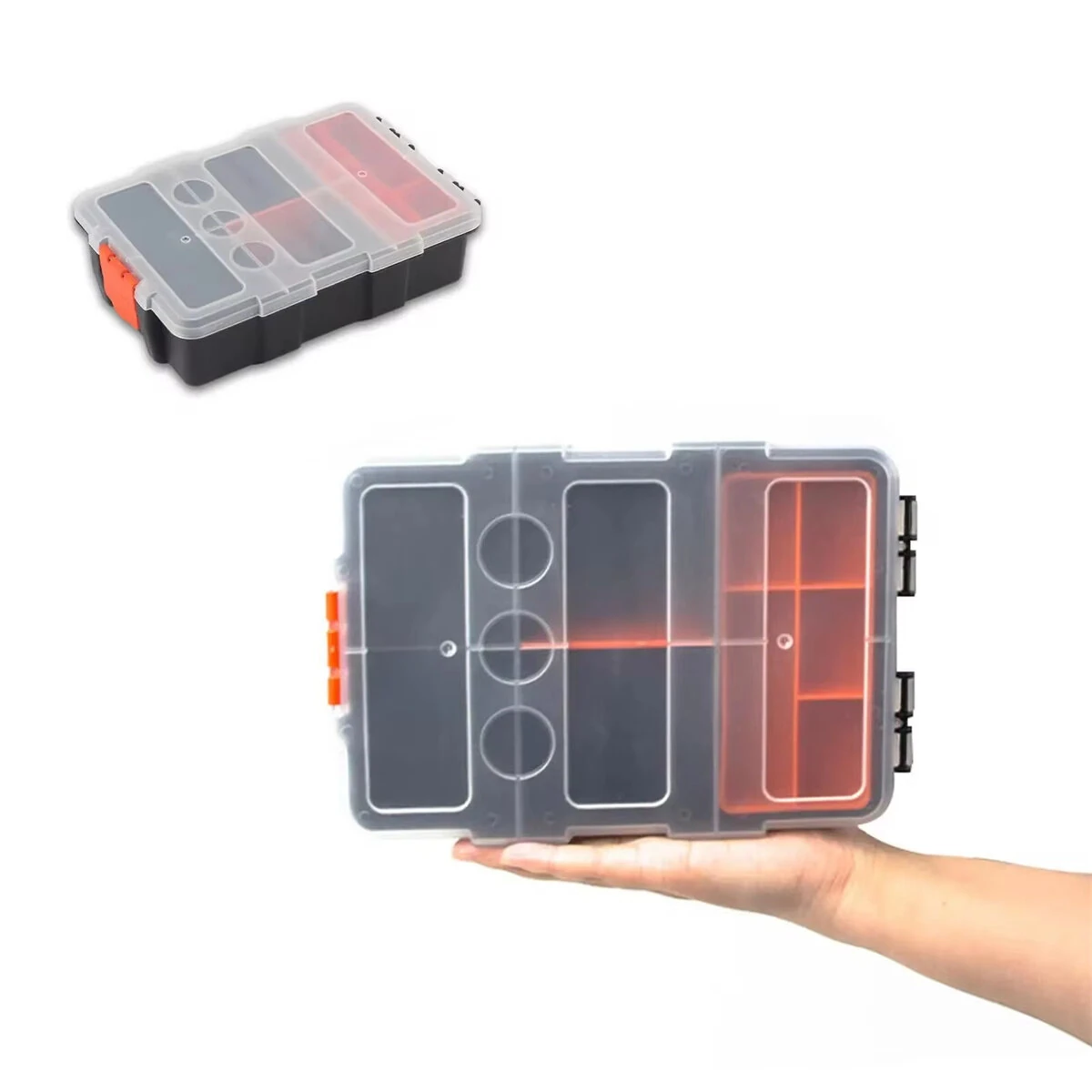 Plastic Tool Sorting Box - 11 Grits PP Material for Jewelry & Fishing Gear - Image 2