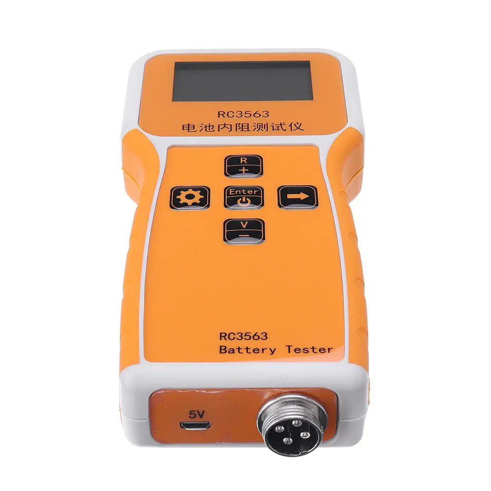 RC3563 Battery Internal Resistance Tester | Lithium Ni-Cr Lead Acid | Test Clips & Compartment - Image 4