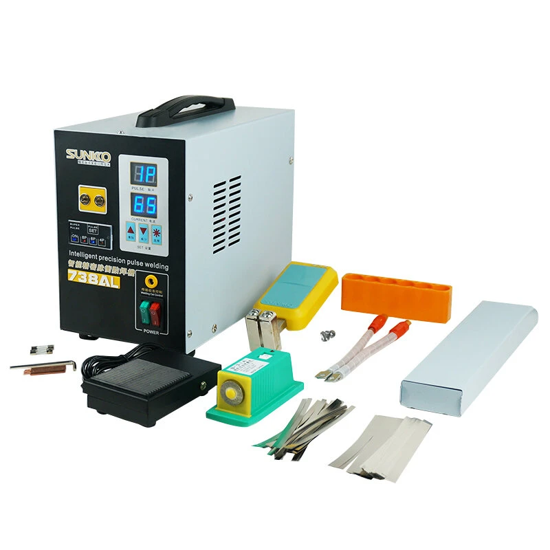 SUNKKO 738AL Handheld Spot Welder | Telescopic Arm for 18650 Battery | Precision Pulse Welding Machine - Image 5