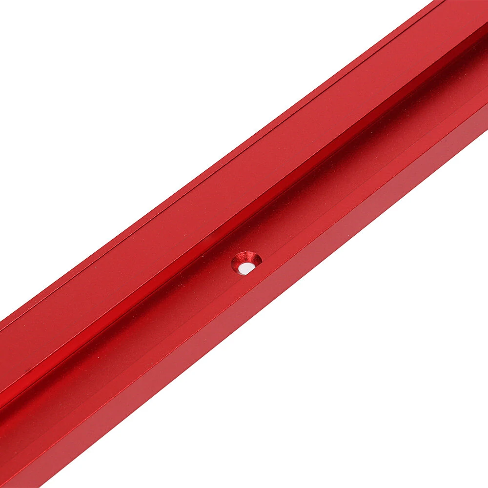 Red Aluminum Alloy T-Track - 45 Type 100-1220mm for Table Saw & Router Miter Gauge - Image 3