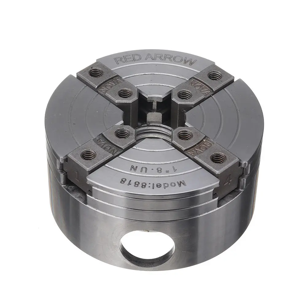 Red Arrow Reversible 3.5 Inch Wood Lathe Chuck | 1x8 TPI Thread | Wood Turning Tool with Jaws - Image 3