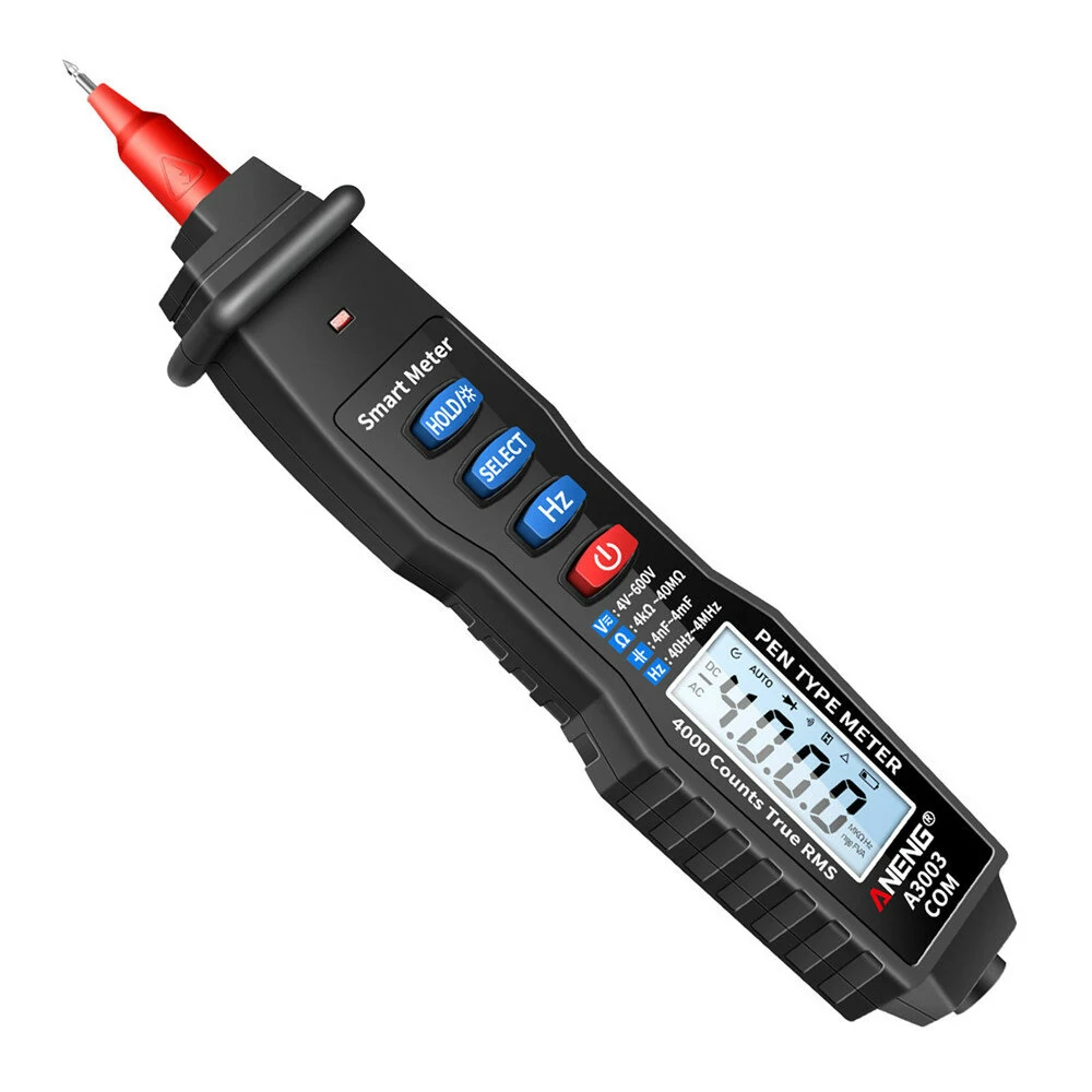 ANENG A3003 Digital Pen Multimeter - 4000 Counts, NCV, AC/DC Voltage Tester - Image 2