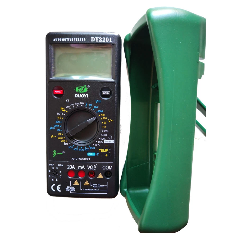 DUOYI DY2201 Digital Automotive Multimeter - Tester for RPM, Dwell Angle & Temperature - Image 3