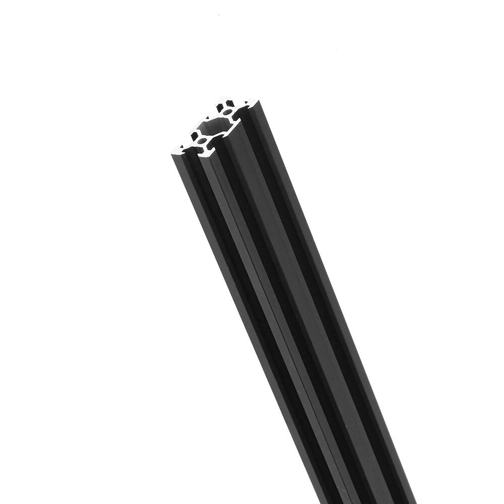 2040 V Aluminum Profile Extrusion - 100-1000mm Black Frame for CNC & DIY - Image 4