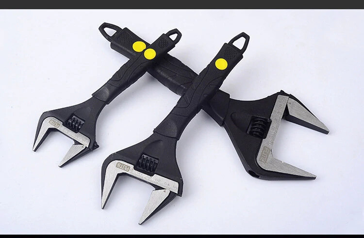 Adjustable Spanner Wrench - 6 8 10 12 Inch Multi-Function Large Opening Ratchet - Image 2